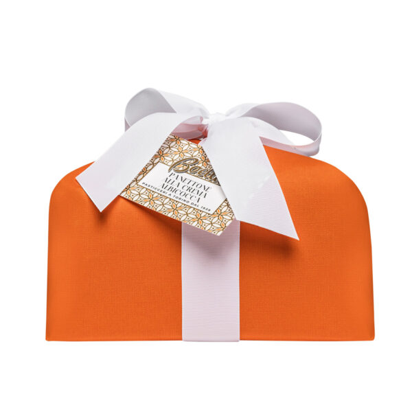 Panettone con crema all'albicocca