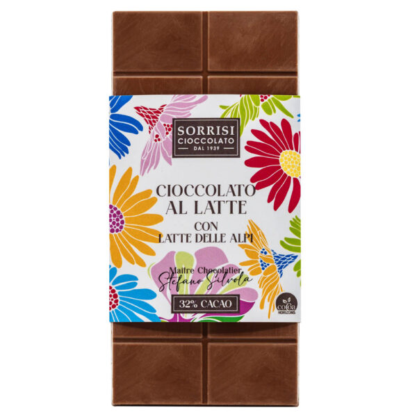 Sorrisi Cioccolato - Flower power tavoletta latte con latte alpi