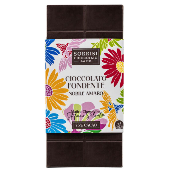 Sorrisi Cioccolato - Flower power tavoletta fondente nobile 75%