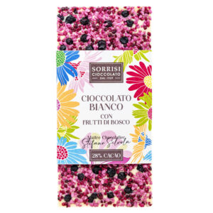 Sorrisi Cioccolato - Tavoletta bianca con frutti di bosco