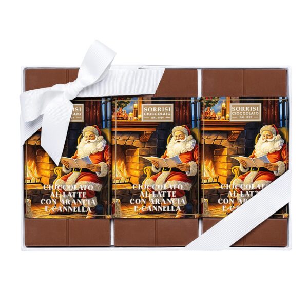 Sorrisi Cioccolato - Tavoletta al latte con arancia e cannella